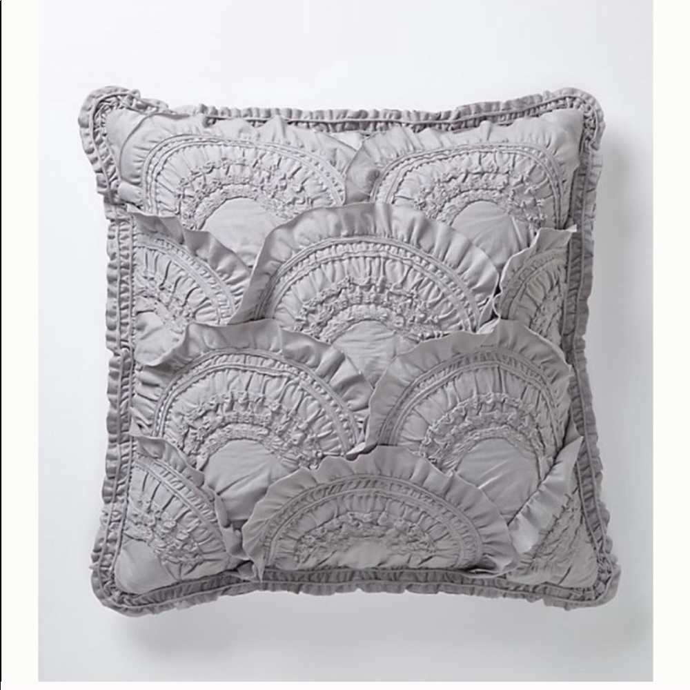 SOLD!!!! ANTHROPOLOGIE RIVULETS EURO SHAMS